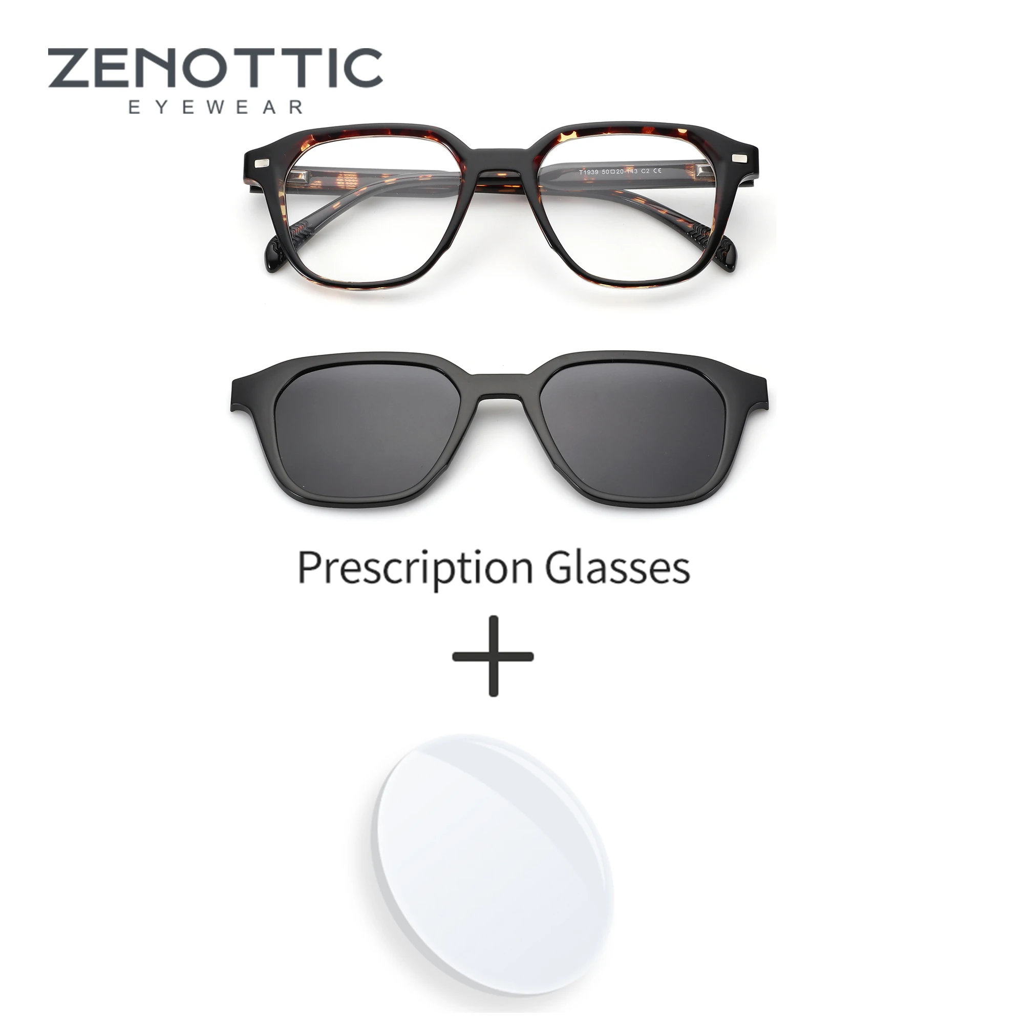Очки ZENOTTIC с магнитными квадратными клипсами для коррекции зрения, унисекс, поляризованные, с защитой от УФ-излучения UV400, оптические солнцезащитные очки
Очки ZENOTTIC с магнитными квадратными клипсами для коррекции зрения, унисекс, поляризованные, с защитой от УФ-излучения UV400, оптические солнцезащитные очки