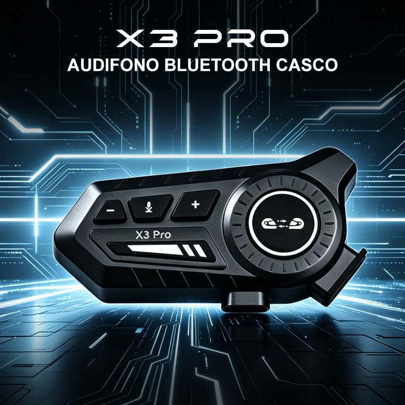 Intercom Bluetooth 5.4 X3/X3PRO Helmet Headset Wireless Hands-free Call Motorcycle Waterproof Earphone Music Player Speaker
Intercom Bluetooth 5.4 X3/X3PRO Helmet Headset Wireless Hands-free Call Motorcycle Waterproof Earphone Music Player Speaker