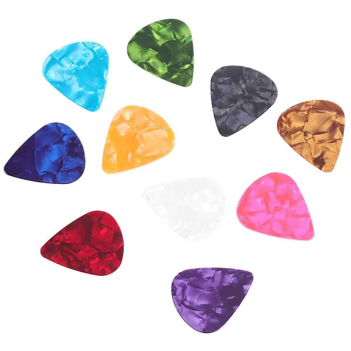 50pcs Guitar Picks Durable Wide Design Bass Ukulele Musical Instrument Accessories Plastic Plectrums Thumb Pick Set
50pcs Guitar Picks Durable Wide Design Bass Ukulele Musical Instrument Accessories Plastic Plectrums Thumb Pick Set