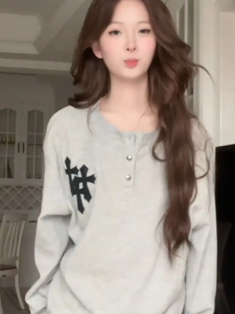 QWEEK American Retro Gothic Goth Harajuku T Shirt Women 2024 Autumn Fashion Korean Kpop Streetwear Long Sleeve Tees Top
QWEEK American Retro Gothic Goth Harajuku T Shirt Women 2024 Autumn Fashion Korean Kpop Streetwear Long Sleeve Tees Top