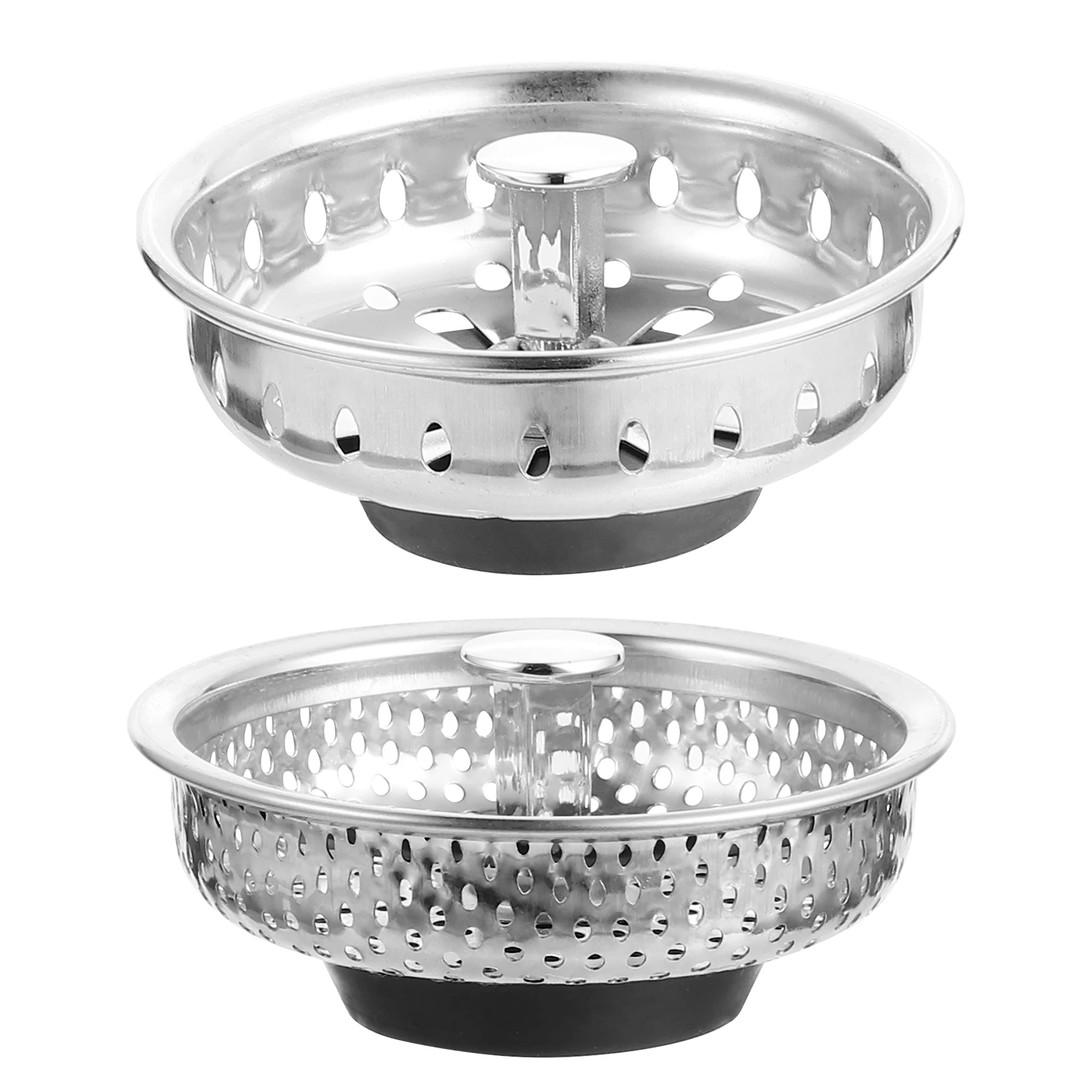 2 Pcs Stainless Steel Drain Cover Hair Catcher Kitchen Waste Filter Shower Strainer Tub Bathroom Sink Non Clog Floor Drain
2 Pcs Stainless Steel Drain Cover Hair Catcher Kitchen Waste Filter Shower Strainer Tub Bathroom Sink Non Clog Floor Drain