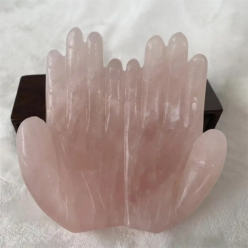 Natural Rose Quartz Carved Hand Figurine Crystals And Stones Healing Home Decoration Accessories Room Decor
Natural Rose Quartz Carved Hand Figurine Crystals And Stones Healing Home Decoration Accessories Room Decor