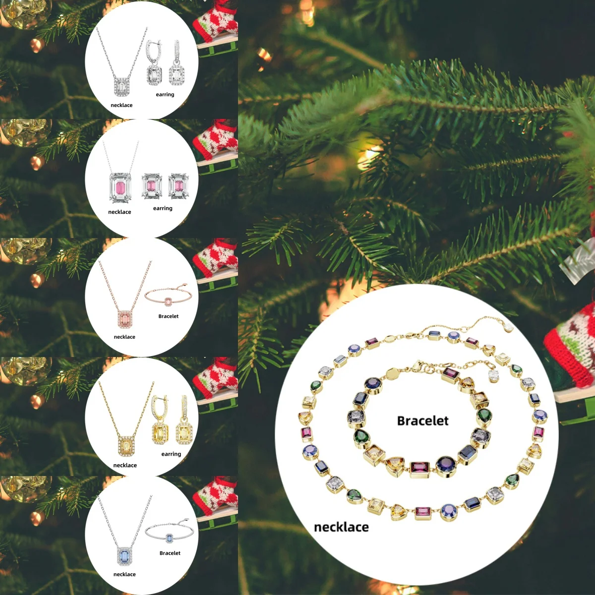 2025 New Christmas Decorations Christmas Angel Necklace Pendant SW Small Square Set Necklace Bracelet Ring Earring Style
2025 New Christmas Decorations Christmas Angel Necklace Pendant SW Small Square Set Necklace Bracelet Ring Earring Style