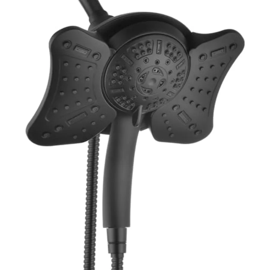 Shower Head with Handheld Spray Combo: 2 in 1 Rainfall Shower Heads high pressure and Handheld Shower Head, 9 Spray Modes/Setti
Shower Head with Handheld Spray Combo: 2 in 1 Rainfall Shower Heads high pressure and Handheld Shower Head, 9 Spray Modes/Setti