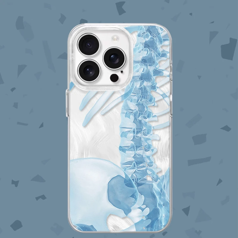 For iPhone 16 15 Pro 14 13 Pro Max 12 11 Plus Phone Case Shockproof Protective Silver-Feather Cover for Male Female Blue Skull
For iPhone 16 15 Pro 14 13 Pro Max 12 11 Plus Phone Case Shockproof Protective Silver-Feather Cover for Male Female Blue Skull