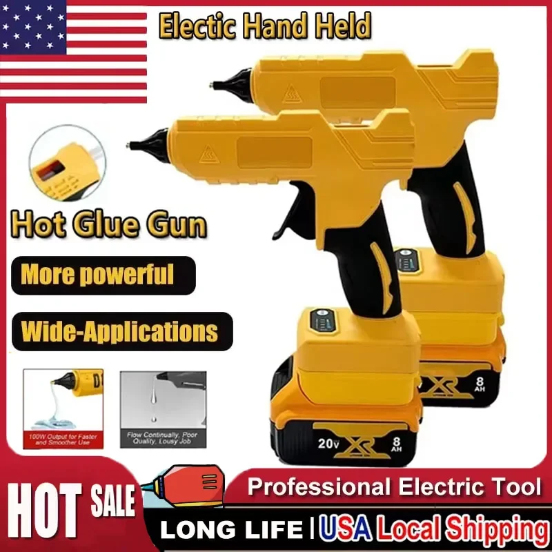 Fit Dewalt Cordless Electric Handheld Hot Glue Gun Repair DIY Tool Melt Welding Hot Air Gun Anti-scald Nozzle for 20V Battery
Fit Dewalt Cordless Electric Handheld Hot Glue Gun Repair DIY Tool Melt Welding Hot Air Gun Anti-scald Nozzle for 20V Battery