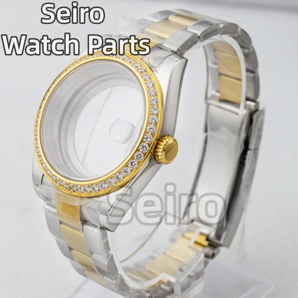 36mm/39mm Diamond Watch Case Stainless Steel Oyster/Jubilee Bracelet Sapphire Crystal Mod Parts For Datejust NH35/NH36 Movement
36mm/39mm Diamond Watch Case Stainless Steel Oyster/Jubilee Bracelet Sapphire Crystal Mod Parts For Datejust NH35/NH36 Movement