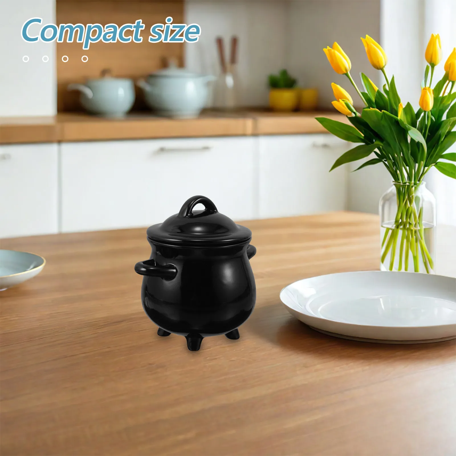 700Ml Black Ceramic Witch Cauldron Bowl Fantasy Themed Serving Bowl Decorative Candy Jar Halloween Party Favor Cauldron Coffee
700Ml Black Ceramic Witch Cauldron Bowl Fantasy Themed Serving Bowl Decorative Candy Jar Halloween Party Favor Cauldron Coffee