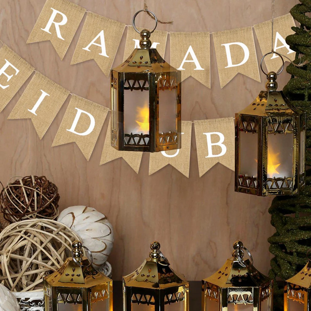 Muslim Eid Bunting Ramadan Eid Mubarak Burlap Banner Rustic Party Decoration Supplies Photo Booth Backdrop Burlap Banner
Muslim Eid Bunting Ramadan Eid Mubarak Burlap Banner Rustic Party Decoration Supplies Photo Booth Backdrop Burlap Banner