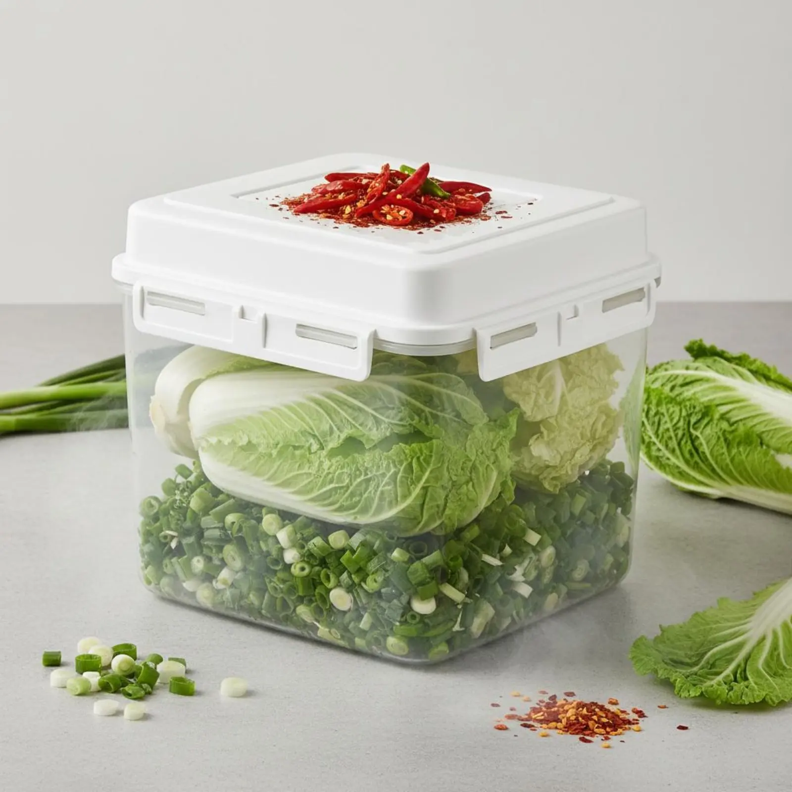 Kimchi Container Large Capacity Sealed Pickle Box Airtight Pickle Jar PP Material Sauerkraut Fermenter BPAsafe for Fermenting
Kimchi Container Large Capacity Sealed Pickle Box Airtight Pickle Jar PP Material Sauerkraut Fermenter BPAsafe for Fermenting