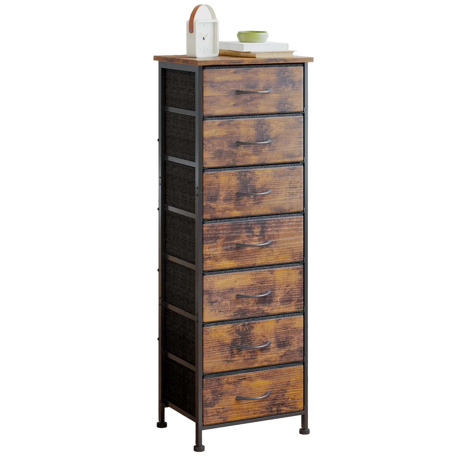 WHONLINE Tall Dresser, 41/47in Storage Dresser Organizer With 6/7 Fabric Drawers For Bedroom, Night Stand Furniture In Closet, Entryway, Closet Systems, Clothing & Closet Storage, For School Storage, Home Decor, Storage Drawer Units
WHONLINE Tall Dresser, 41/47in Storage Dresser Organizer With 6/7 Fabric Drawers For Bedroom, Night Stand Furniture In Closet, Entryway, Closet Systems, Clothing & Closet Storage, For School Storage, Home Decor, Storage Drawer Units