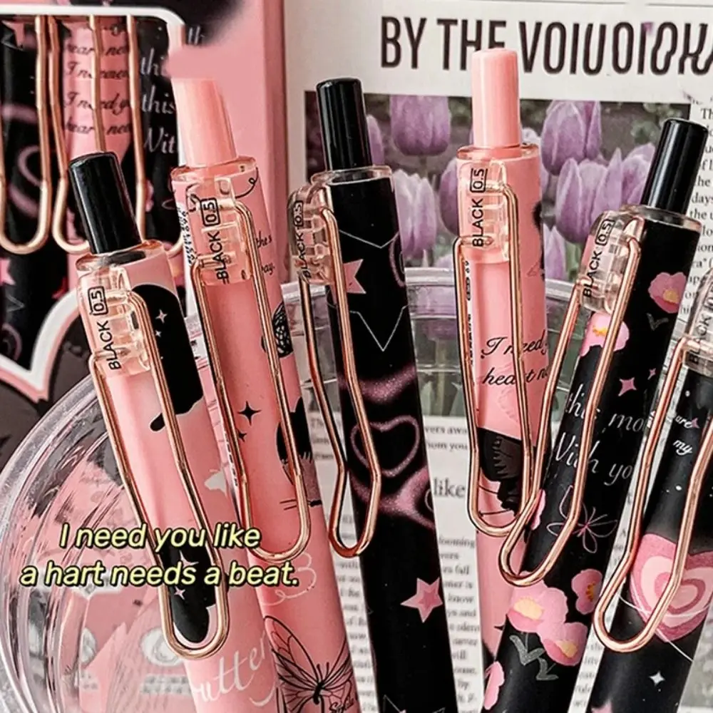 6 шт. в упаковке Kawaii Cute Press Гелевая ручка Pretty Aesthetic Butterfly Series 0,5 мм Ручка для письма Красивый перо ST Черная чернильная ручка в подарок
6 шт. в упаковке Kawaii Cute Press Гелевая ручка Pretty Aesthetic Butterfly Series 0,5 мм Ручка для письма Красивый перо ST Черная чернильная ручка в подарок