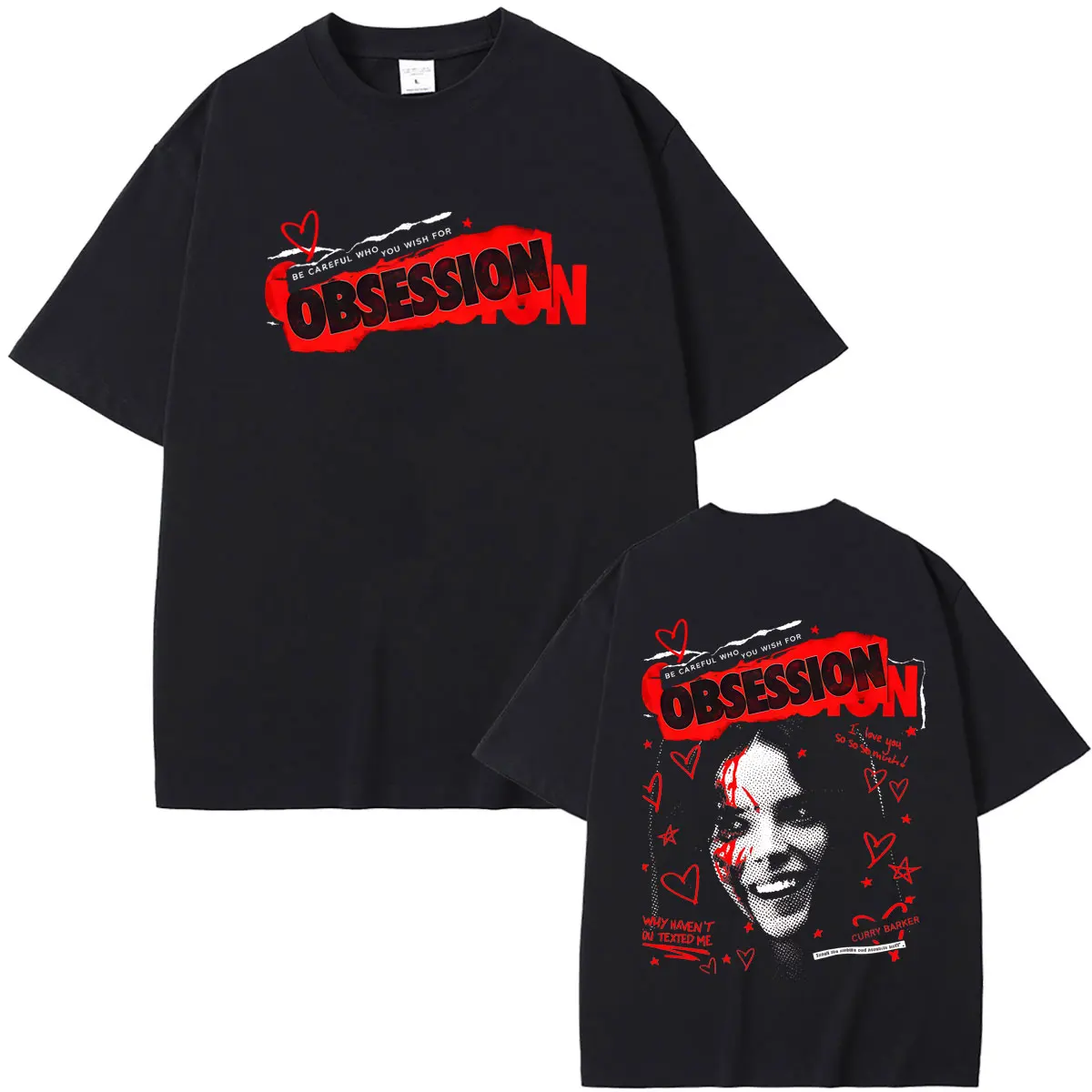 Horror Movie Obsession Nikki Freeman Face Graphic Print T-shirt Men Women Fashion Oversized Streetwear Unisex Vintage T Shirts
Horror Movie Obsession Nikki Freeman Face Graphic Print T-shirt Men Women Fashion Oversized Streetwear Unisex Vintage T Shirts