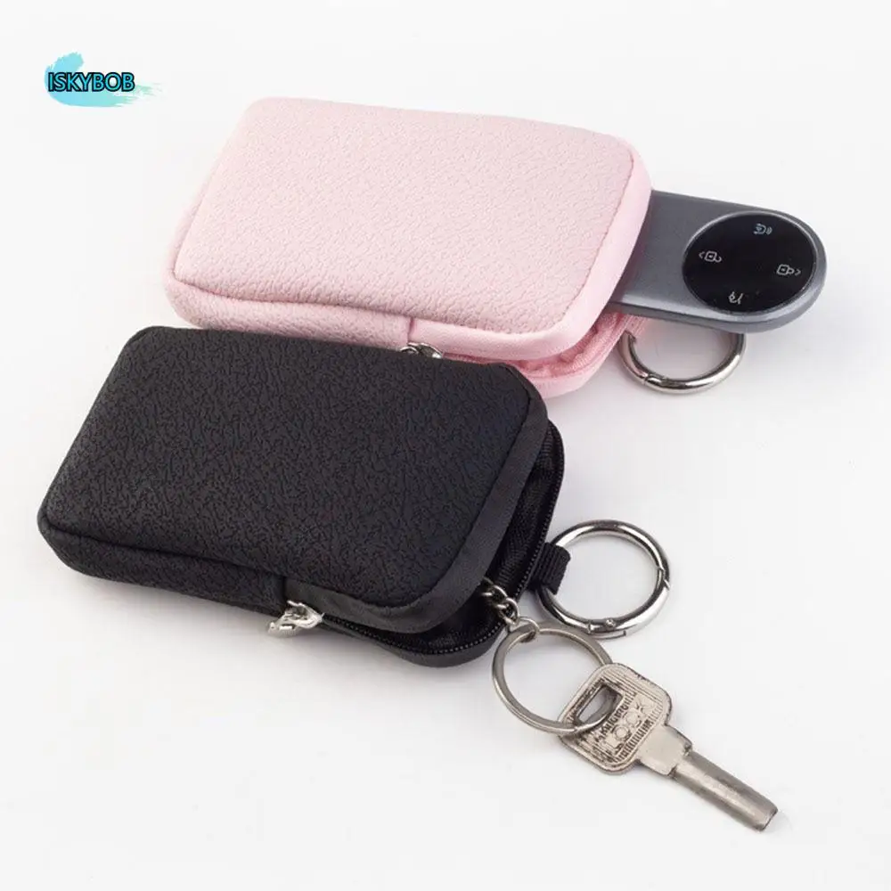 Waterproof PU Leather Coin Purse with Ring Buckle Keychain Portable Key Bag Compact Anti Loss Travel Headphones Organizer Card
Waterproof PU Leather Coin Purse with Ring Buckle Keychain Portable Key Bag Compact Anti Loss Travel Headphones Organizer Card