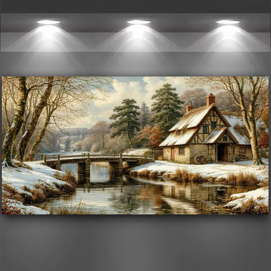 Winter Scenery House Diy Diamond Arts For Adults Painting Large Size Landscape Full Drill Mosaic Embroidery Picture Wall Decor
Winter Scenery House Diy Diamond Arts For Adults Painting Large Size Landscape Full Drill Mosaic Embroidery Picture Wall Decor