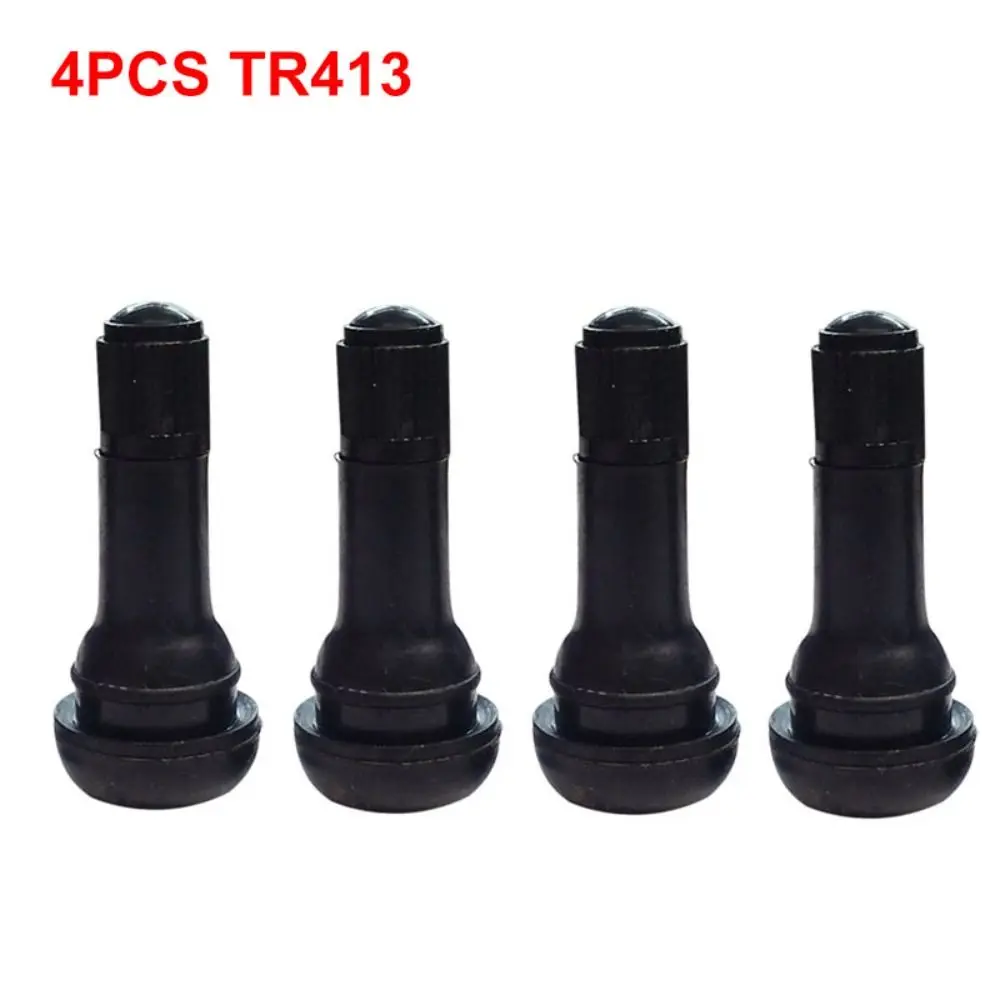 4pcs TR412/TR413/TR414 Tubeless Tyre Valve Black Snap-in Wheel Valves Rubber Aluminium Alloy Car Vacuum Tire Valve
4pcs TR412/TR413/TR414 Tubeless Tyre Valve Black Snap-in Wheel Valves Rubber Aluminium Alloy Car Vacuum Tire Valve