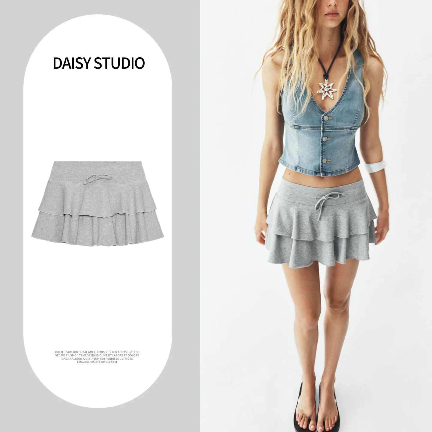 Women's Knot Belted mid Waist Elastic Waist Layered Decorative Skirt Spring 2026 Standard A-Line Polyester Fiber
Women's Knot Belted mid Waist Elastic Waist Layered Decorative Skirt Spring 2026 Standard A-Line Polyester Fiber
