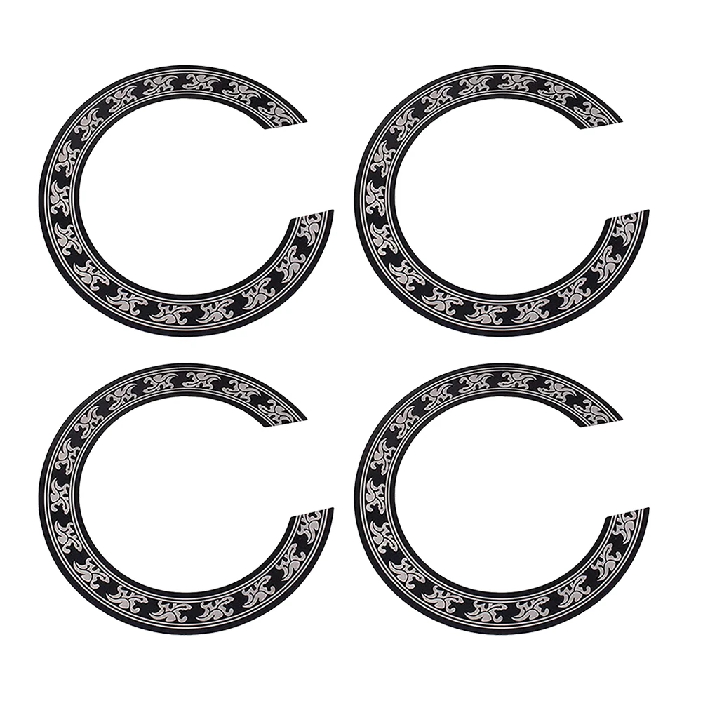 4Pcs Guitar Sound Hole Rosette Pvc Classical Folk Guitar Decoration Sticker Inlay Sound Hole Decals
4Pcs Guitar Sound Hole Rosette Pvc Classical Folk Guitar Decoration Sticker Inlay Sound Hole Decals