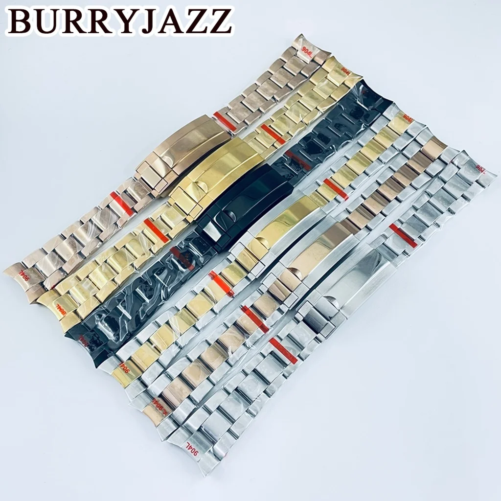 20mm 904L Solid Stainless Steel Watch Band Brushed Polished Bracelet Folding Buckle Glide Lock Clasp
20mm 904L Solid Stainless Steel Watch Band Brushed Polished Bracelet Folding Buckle Glide Lock Clasp