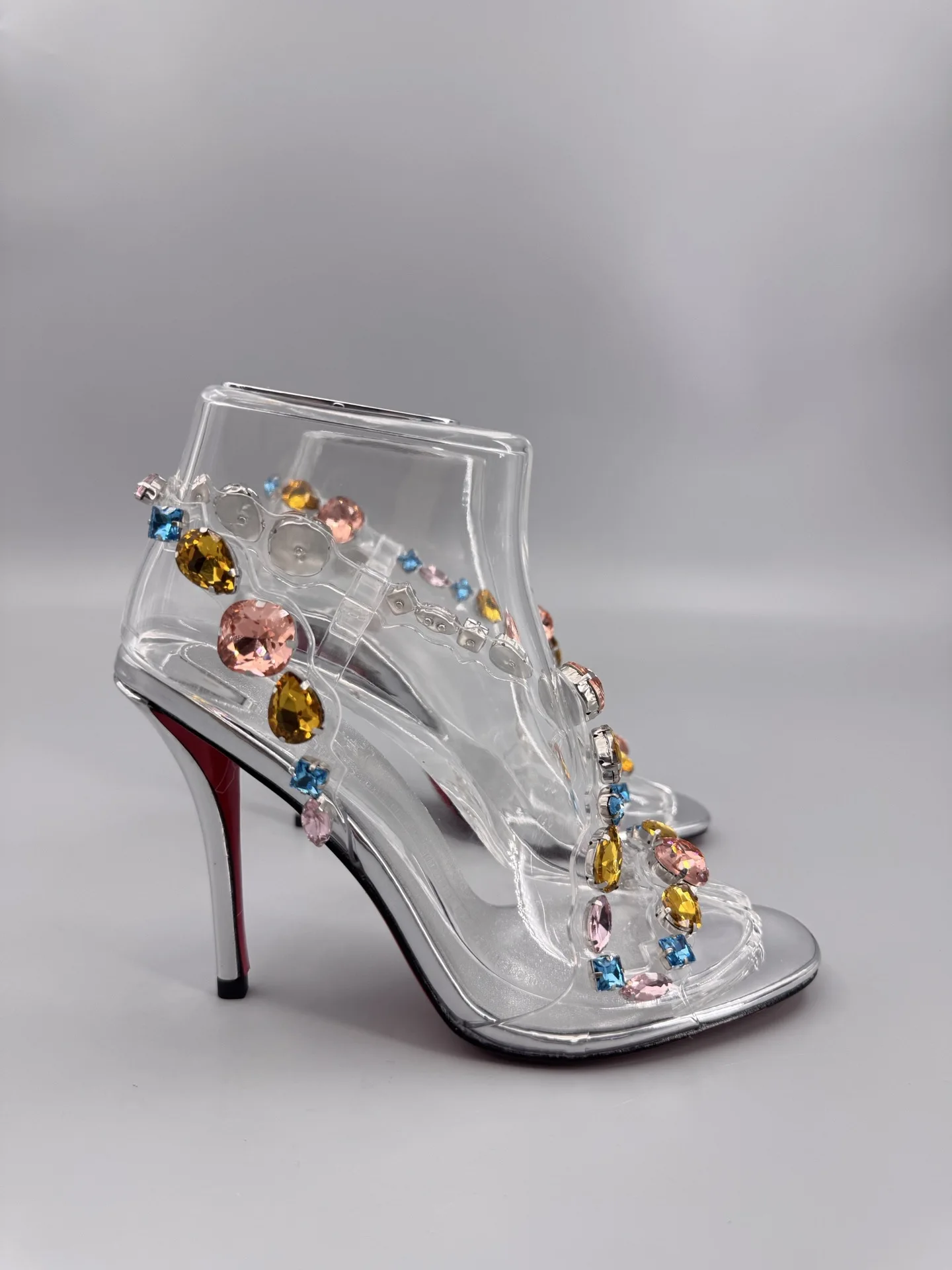 Designer Women's Fashion Show Rhinestone Decor High Heels Real Leather Ladies' Sandals Wedding Pumps 10cm Stiletto Heel Shoes
Designer Women's Fashion Show Rhinestone Decor High Heels Real Leather Ladies' Sandals Wedding Pumps 10cm Stiletto Heel Shoes