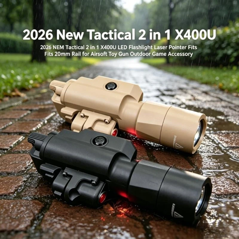 2026 X800M 2 in 1 LED Laser Flashlight Sight Combo for 20mm Picatinny Rail Blaster Parts
2026 X800M 2 in 1 LED Laser Flashlight Sight Combo for 20mm Picatinny Rail Blaster Parts