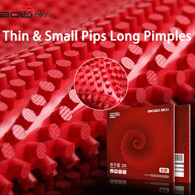 Boli Long Pips OX With Slender Small Granular Table Tennis Rubber Leather Weird Arc Table Tennis Racket Single Ping Pong Rubber
Boli Long Pips OX With Slender Small Granular Table Tennis Rubber Leather Weird Arc Table Tennis Racket Single Ping Pong Rubber