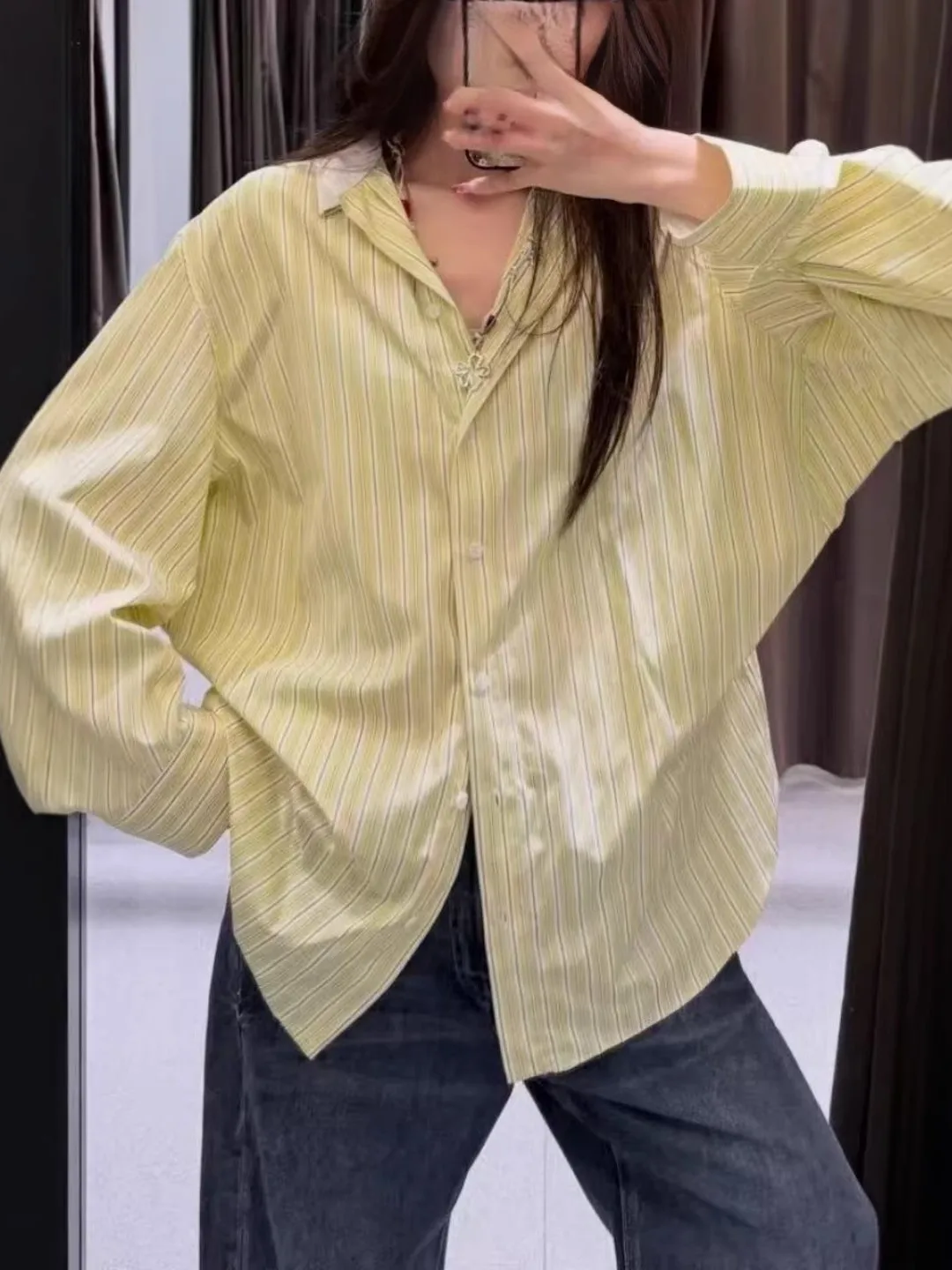 Casual Oversize Shirt Women's Loose Batwing Sleeve Turn-down Collar Commute Casual Spring Summer New Arrival Pure Cotton Long...
Casual Oversize Shirt Women's Loose Batwing Sleeve Turn-down Collar Commute Casual Spring Summer New Arrival Pure Cotton Long...