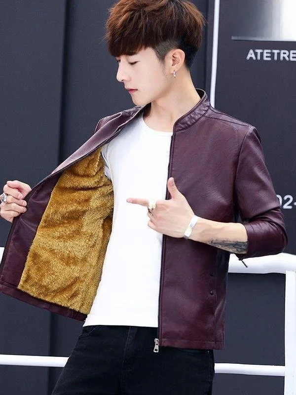 Men's Leather Jaet Large Size Thin Faionable Coat with Fce Casual Long Sve Zipper Closure Double Sided Wear CleanFit
Men's Leather Jaet Large Size Thin Faionable Coat with Fce Casual Long Sve Zipper Closure Double Sided Wear CleanFit