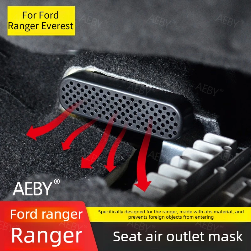 For Ford Ranger Everest 2022-2026 Vent Cover Seat Exit Protector,Protects against dust and debris,under seat,Car accessories
For Ford Ranger Everest 2022-2026 Vent Cover Seat Exit Protector,Protects against dust and debris,under seat,Car accessories