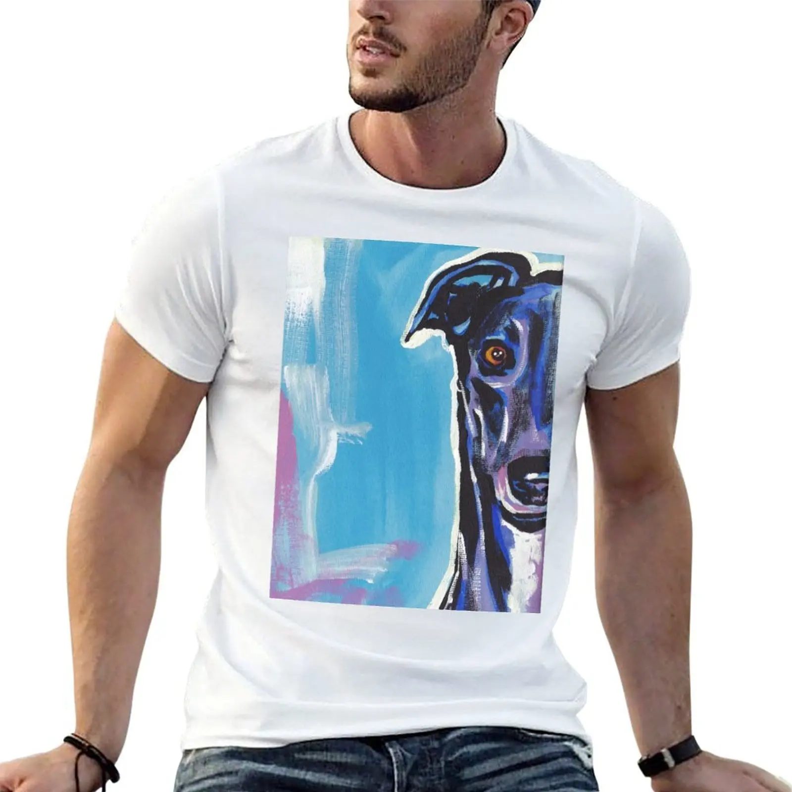 Greyhound Dog Bright colorful pop dog art T-Shirt funny t shirts dark humor man t shirts graphic funny t shirts cotton T-shirt
Greyhound Dog Bright colorful pop dog art T-Shirt funny t shirts dark humor man t shirts graphic funny t shirts cotton T-shirt