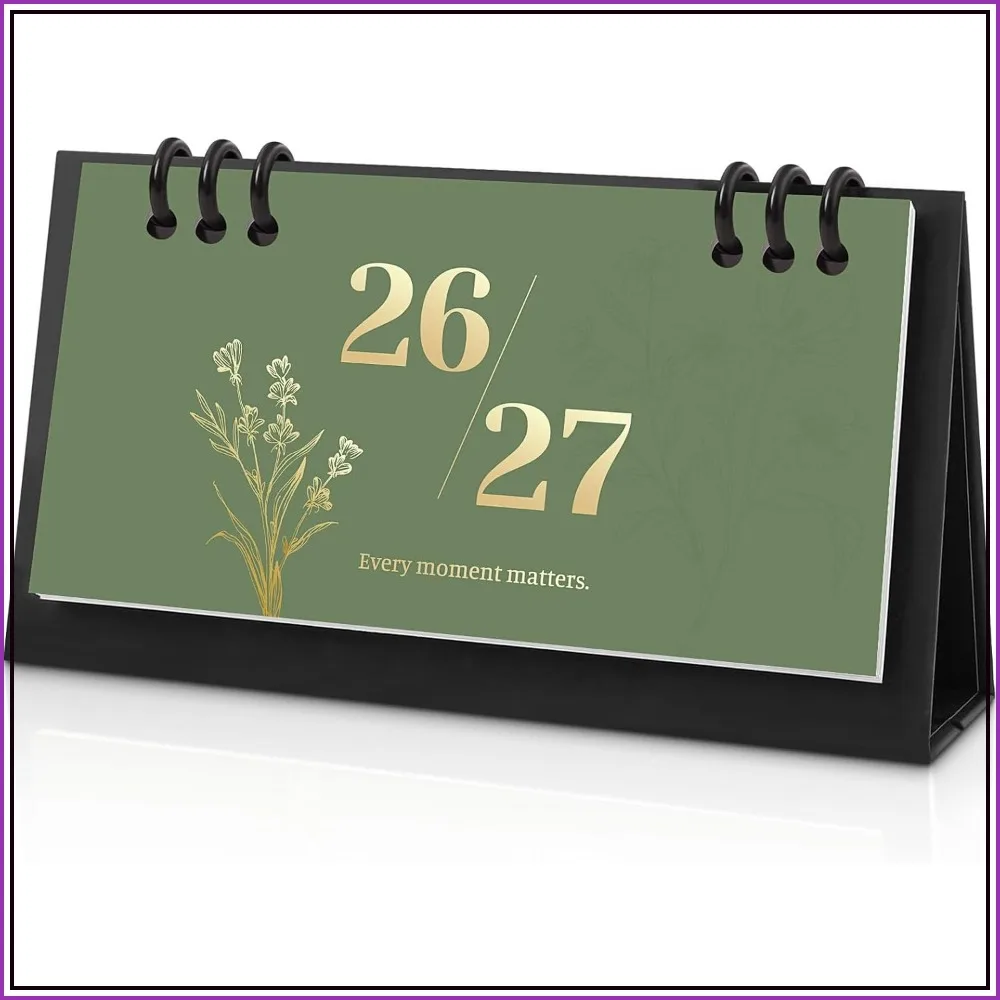 6.3" x 3.1" 24-Month Mini Desk Calendar 2026-2027, Portable Desktop Calendar for Home, School & Office
6.3" x 3.1" 24-Month Mini Desk Calendar 2026-2027, Portable Desktop Calendar for Home, School & Office