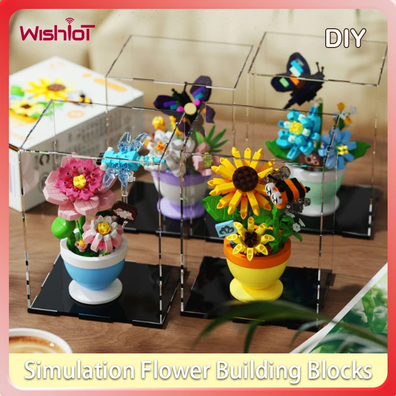 Simulation Potted Flower Building Blocks Flower Fairy Assembly Ornaments MOC Technical Bricks Home Decoration Girl DIY Gifts #T3
Simulation Potted Flower Building Blocks Flower Fairy Assembly Ornaments MOC Technical Bricks Home Decoration Girl DIY Gifts #T3