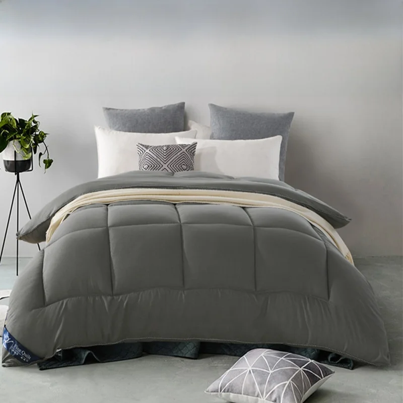 Thiened Warmth Winter Spring Summer Double Person Cotton Quilt Durable Polyester Fiber All Seasons Comforter Duvet
Thiened Warmth Winter Spring Summer Double Person Cotton Quilt Durable Polyester Fiber All Seasons Comforter Duvet