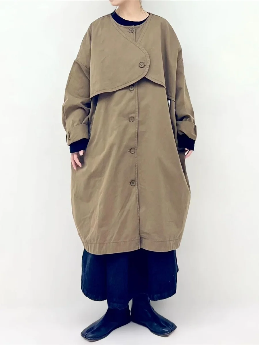 Boerui Autumn Loose Large Size Design Coat Cotton round Neck Pure Color Women's Open Cardigan Fashionable Versatile Commute S...
Boerui Autumn Loose Large Size Design Coat Cotton round Neck Pure Color Women's Open Cardigan Fashionable Versatile Commute S...