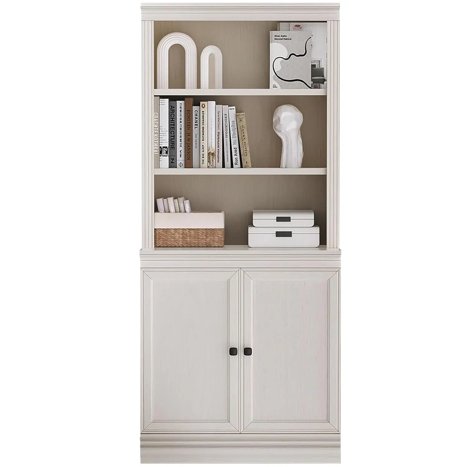Halston Bookcase with Doors, 5-Tier Tall Deep Storage Shelf, Adjustable Shelving Unit Closet Organizer and Storage, Customized
Halston Bookcase with Doors, 5-Tier Tall Deep Storage Shelf, Adjustable Shelving Unit Closet Organizer and Storage, Customized