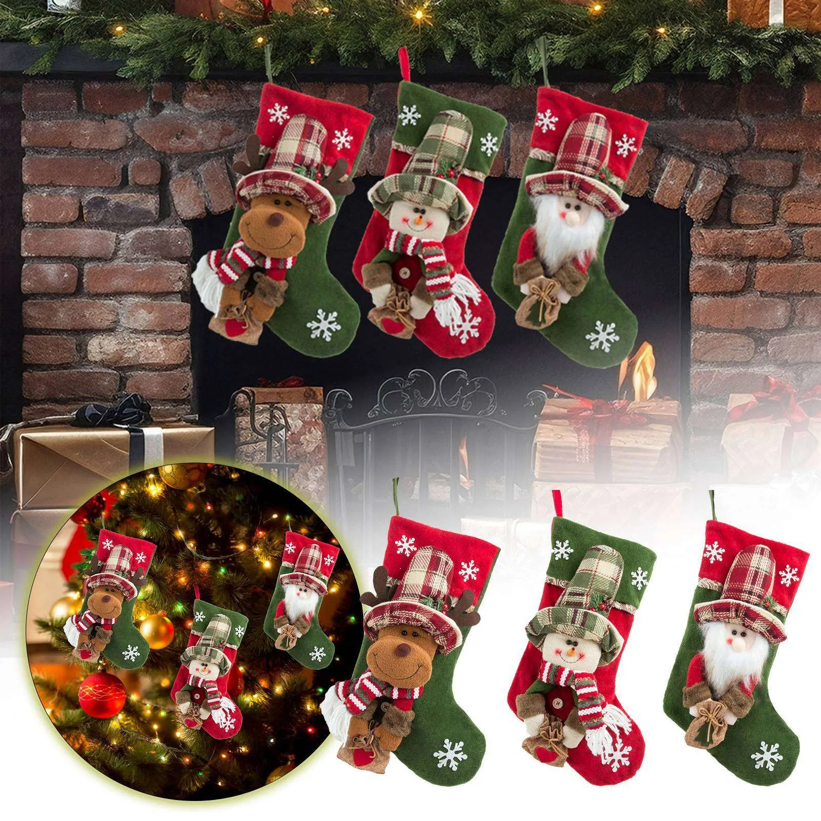 Christmas Decorations Christmas Socks Bag Ornaments Candy Socks Holiday Decoration Christmas Socks Garland For Fireplace Mantel
Christmas Decorations Christmas Socks Bag Ornaments Candy Socks Holiday Decoration Christmas Socks Garland For Fireplace Mantel