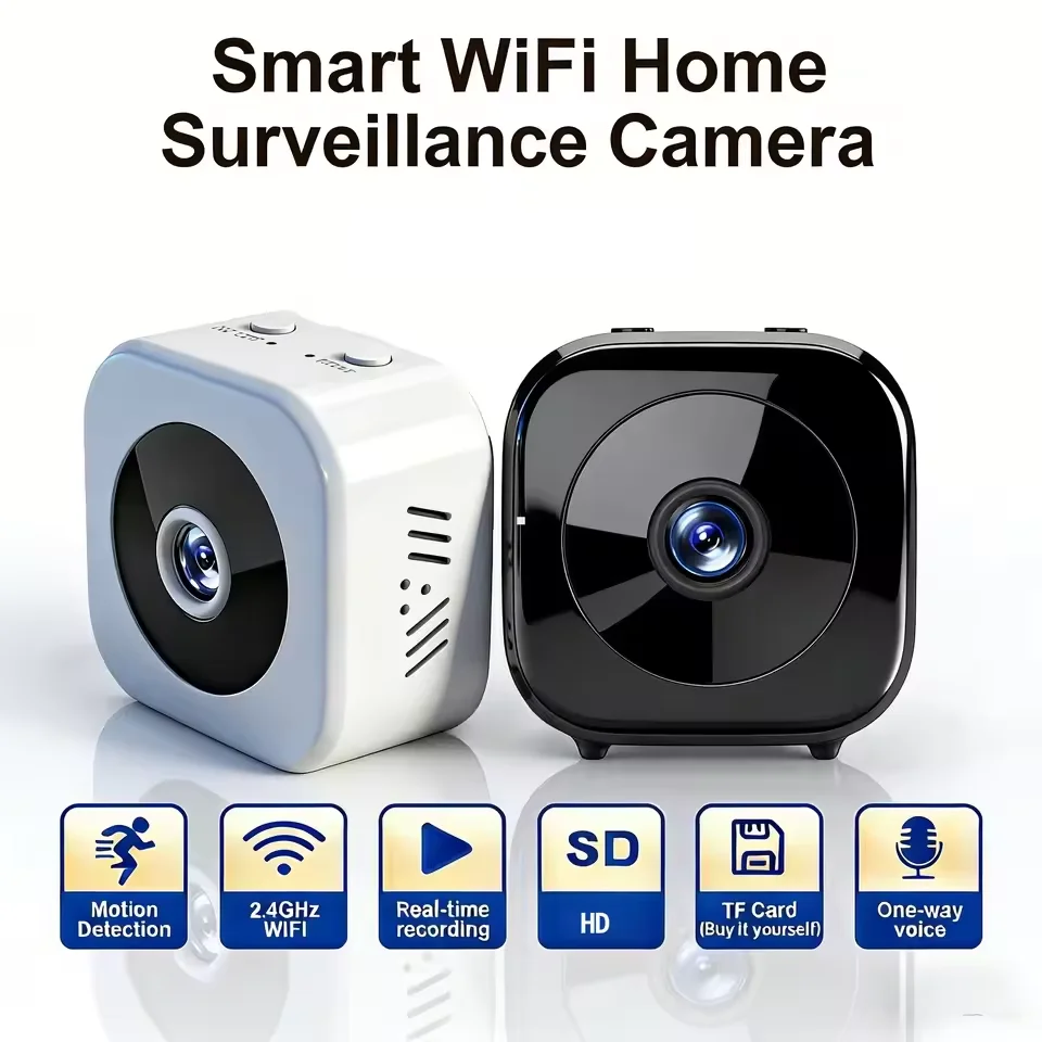 Mini Security Camera 4K FullHD WiFi Surveillance With 2 Way Audio Motion Detection Infrared Night Vision Security Camera 2026
Mini Security Camera 4K FullHD WiFi Surveillance With 2 Way Audio Motion Detection Infrared Night Vision Security Camera 2026