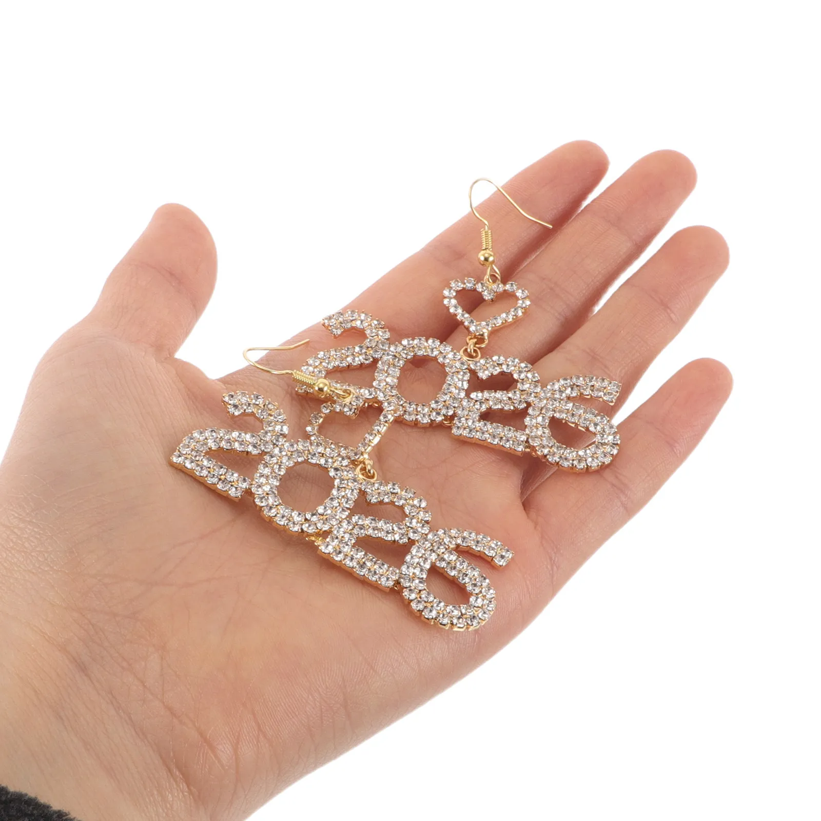 1Pair New Year Earrings 2026 Rhinestone Dangle Drop for Women Holiday Sparkling Crystal Jewelry New Years Eve Party Wedding
1Pair New Year Earrings 2026 Rhinestone Dangle Drop for Women Holiday Sparkling Crystal Jewelry New Years Eve Party Wedding