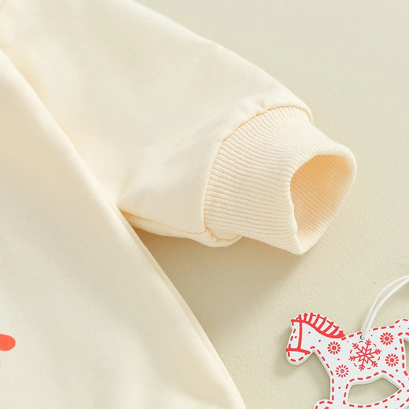 Infant Toddler Winter Jumpsuit with Cute Reindeer Pattern and Warm Long Sleeves for Christmas Celebration
Infant Toddler Winter Jumpsuit with Cute Reindeer Pattern and Warm Long Sleeves for Christmas Celebration