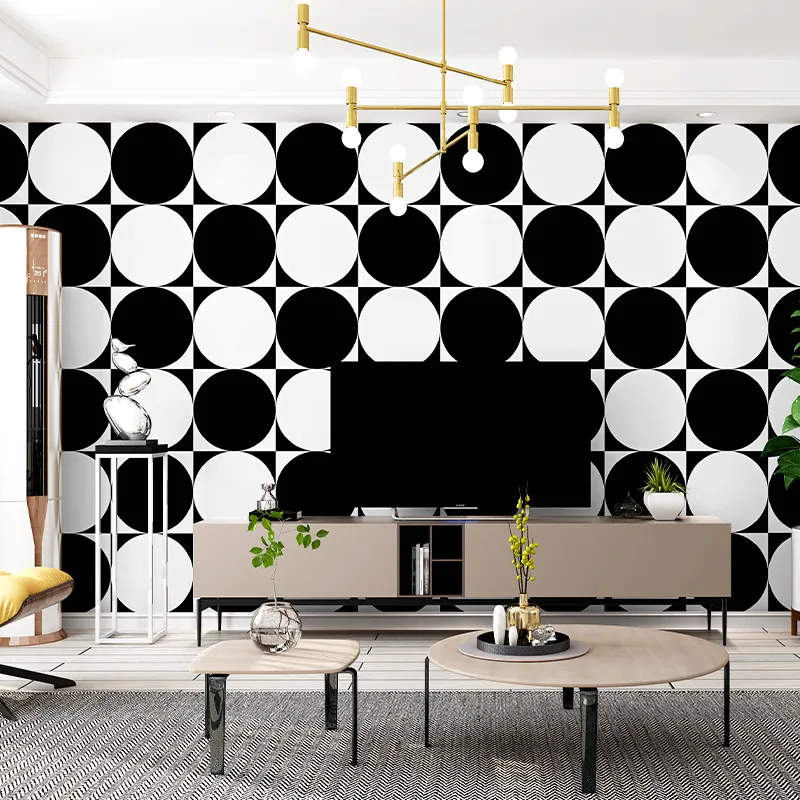 Black and White Wallpaper Modern Minimalist Nordic Style Geometric Living Room Bedroom Restaurant TV Background Wall Wallpaper
Black and White Wallpaper Modern Minimalist Nordic Style Geometric Living Room Bedroom Restaurant TV Background Wall Wallpaper