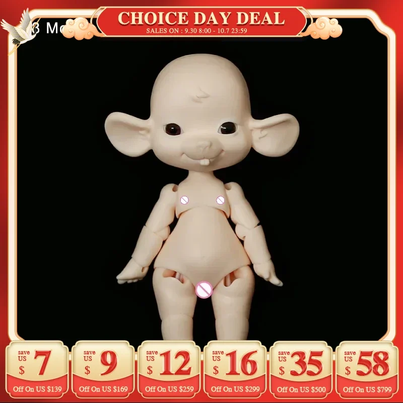 Mouse Raclette 1/8 Oueneifs BJD SD Doll Body Model Baby Girls Boys High Quality Toys Shop Resin Figures
Mouse Raclette 1/8 Oueneifs BJD SD Doll Body Model Baby Girls Boys High Quality Toys Shop Resin Figures