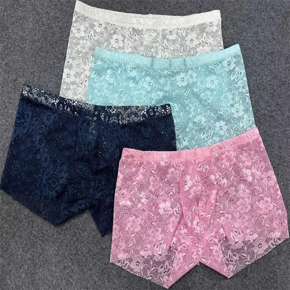 1pc Men's See Through Lace Boxer Briefs Underwear Breathable Boxers Shorts U Pouch Sexy Panties Underpants
1pc Men's See Through Lace Boxer Briefs Underwear Breathable Boxers Shorts U Pouch Sexy Panties Underpants