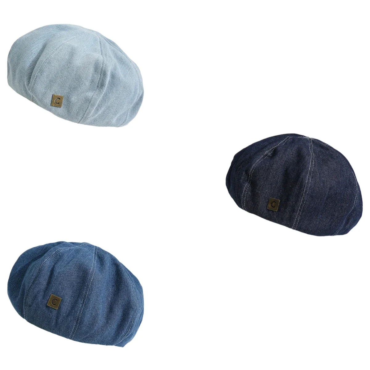 Washed Vintage Denim Beret Small C Metal Decoration Woman Brimless Cap Spring Autumn Outdoor Leisure Sun Shading Octagonal Hat
Washed Vintage Denim Beret Small C Metal Decoration Woman Brimless Cap Spring Autumn Outdoor Leisure Sun Shading Octagonal Hat