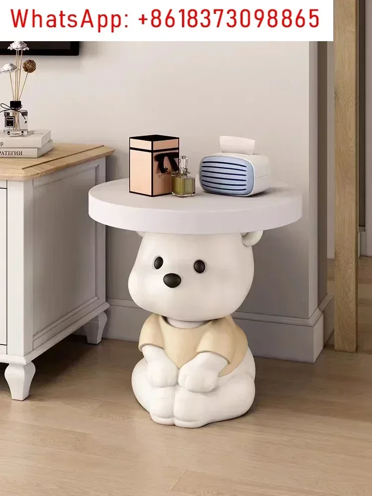 Журнальный столик с медведем, украшение для дома, скульптура животного, современный маленький круглый столик, кавайный диван, приставной столик, скандинавские прикроватные подарки
Журнальный столик с медведем, украшение для дома, скульптура животного, современный маленький круглый столик, кавайный диван, приставной столик, скандинавские прикроватные подарки