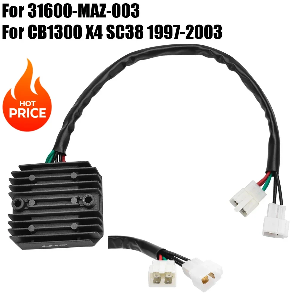 Regulator Rectifier For Honda CB 1300 X4 SC38 1997 - 2003 1998 1999 2000 2001 2002 31600-MAZ-003 / CB1300
Regulator Rectifier For Honda CB 1300 X4 SC38 1997 - 2003 1998 1999 2000 2001 2002 31600-MAZ-003 / CB1300