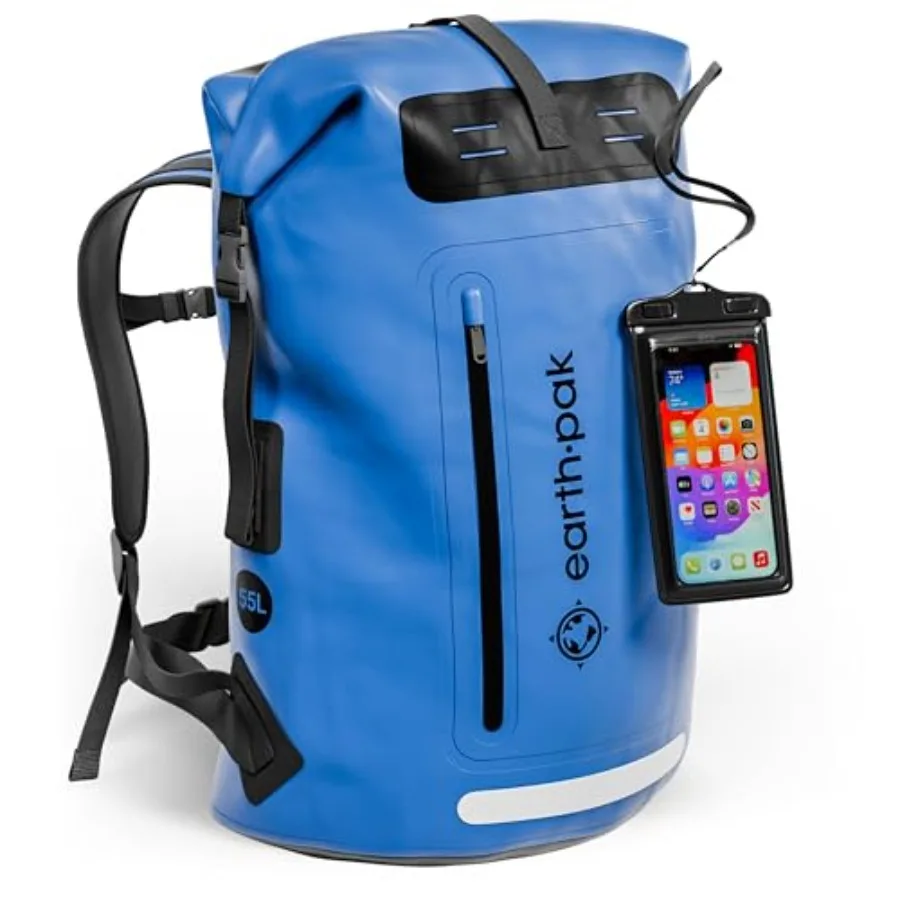 Waterproof Backpack - Heavy Duty Hiking Backpack - Roll-Top Closure Bag - Cushioned Dry Bag Waterproof Phone Case
Waterproof Backpack - Heavy Duty Hiking Backpack - Roll-Top Closure Bag - Cushioned Dry Bag Waterproof Phone Case