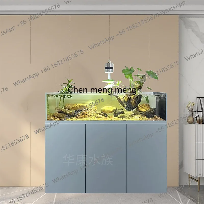 New fish tank living room ultra-white glass stream tank household small and medium landscaping original ecological tank
New fish tank living room ultra-white glass stream tank household small and medium landscaping original ecological tank
