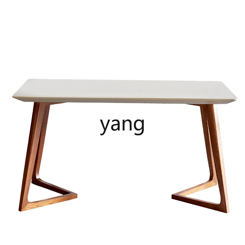 Lmm minimalist dining table rectangular light luxury modern simple solid wood high-end household table
Lmm minimalist dining table rectangular light luxury modern simple solid wood high-end household table