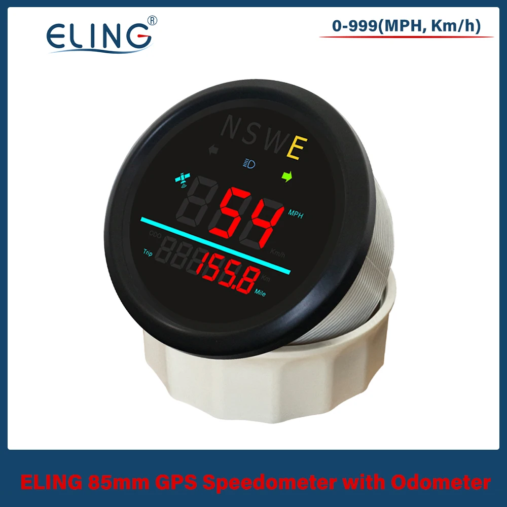 ELING новейший универсальный цифровой GPS-спидометр для грузовиков 85 мм 0-999 (MPH, км/ч) с подсветкой GPS-антенна для автомобиля, мотоцикла, 9-32 В
ELING новейший универсальный цифровой GPS-спидометр для грузовиков 85 мм 0-999 (MPH, км/ч) с подсветкой GPS-антенна для автомобиля, мотоцикла, 9-32 В