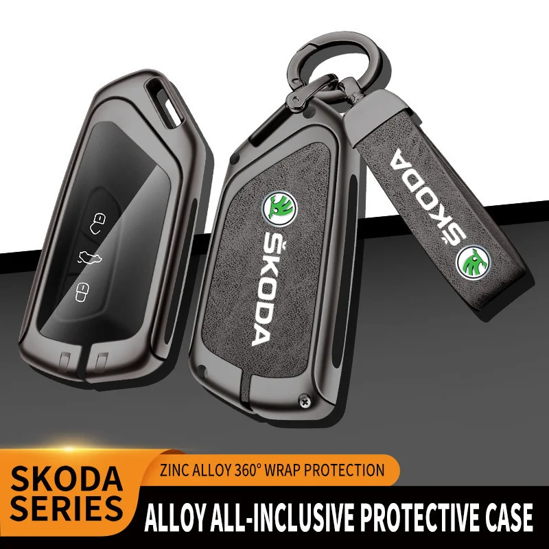 High Quality Leather Car Key Case Cover For Skoda Superb A7 Kodiaq Octavia A8 2021 Leather Shell Fob Holder Keyless Accessories
High Quality Leather Car Key Case Cover For Skoda Superb A7 Kodiaq Octavia A8 2021 Leather Shell Fob Holder Keyless Accessories
